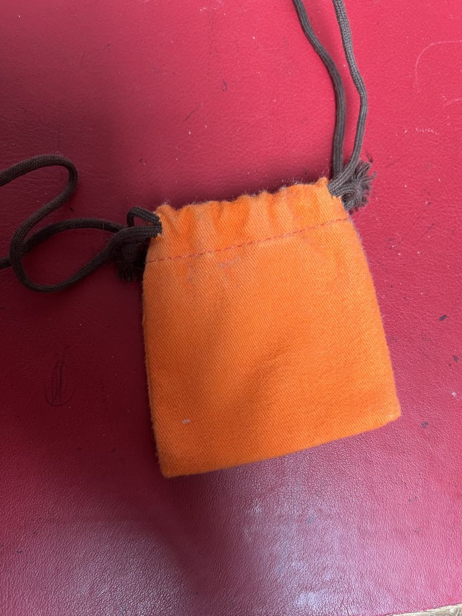 Hermès Borse: Kleines Stoffsäckli Hermès, orange, 8.5x9 cm – Usato da Solothurn venduto da Brini06 2