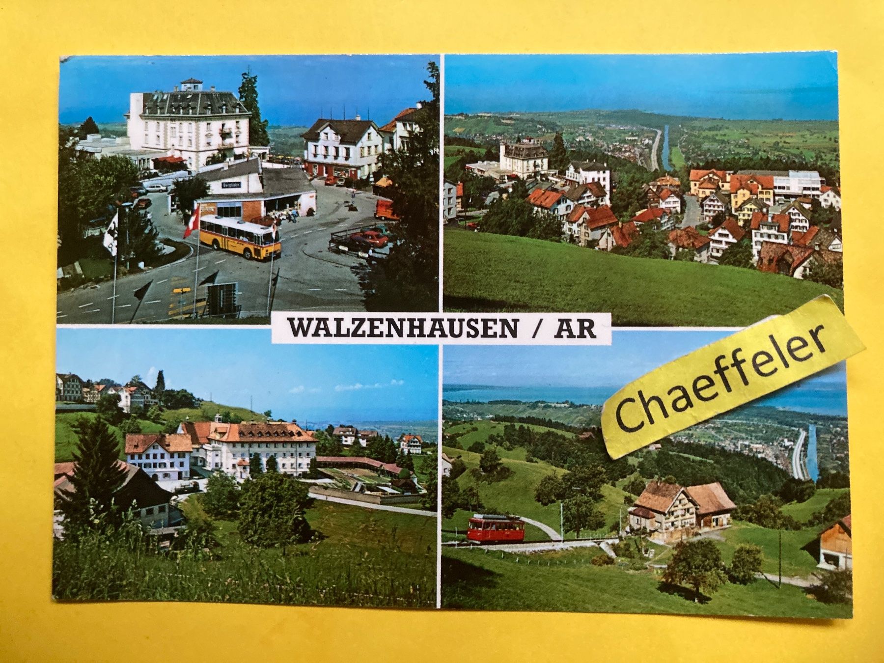 Cartoline postali: Walzenhausen / AR – Usato da Zürich venduto da Chaeffeler