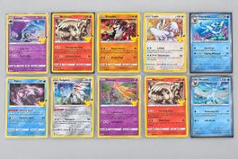 Pokemon Karten Set Celebrations 10 Stück neuwertig