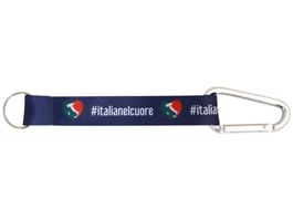 Italia nel cuore Herz Schlüsselanhänger mit Karabiner