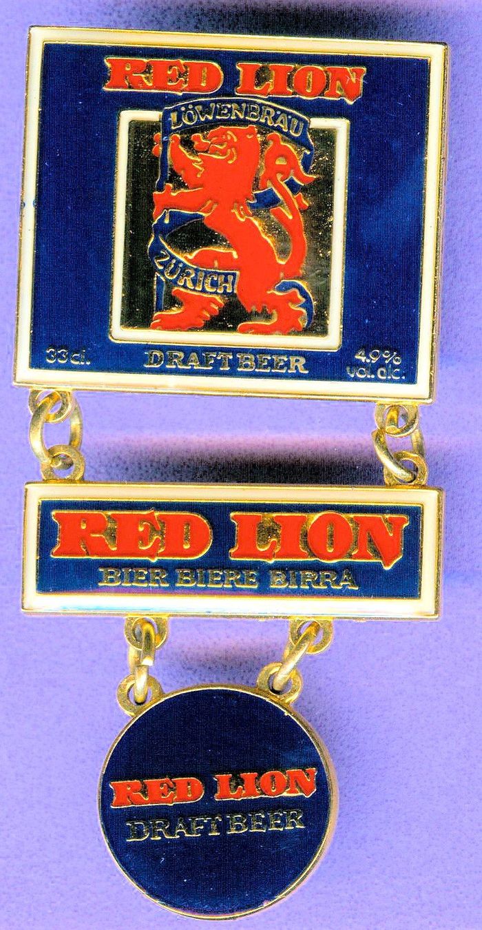Placchette & Badge: LÖWENBRÄU  ZÜRICH  RED LION – Usato da Winterthur venduto da Sammleroase