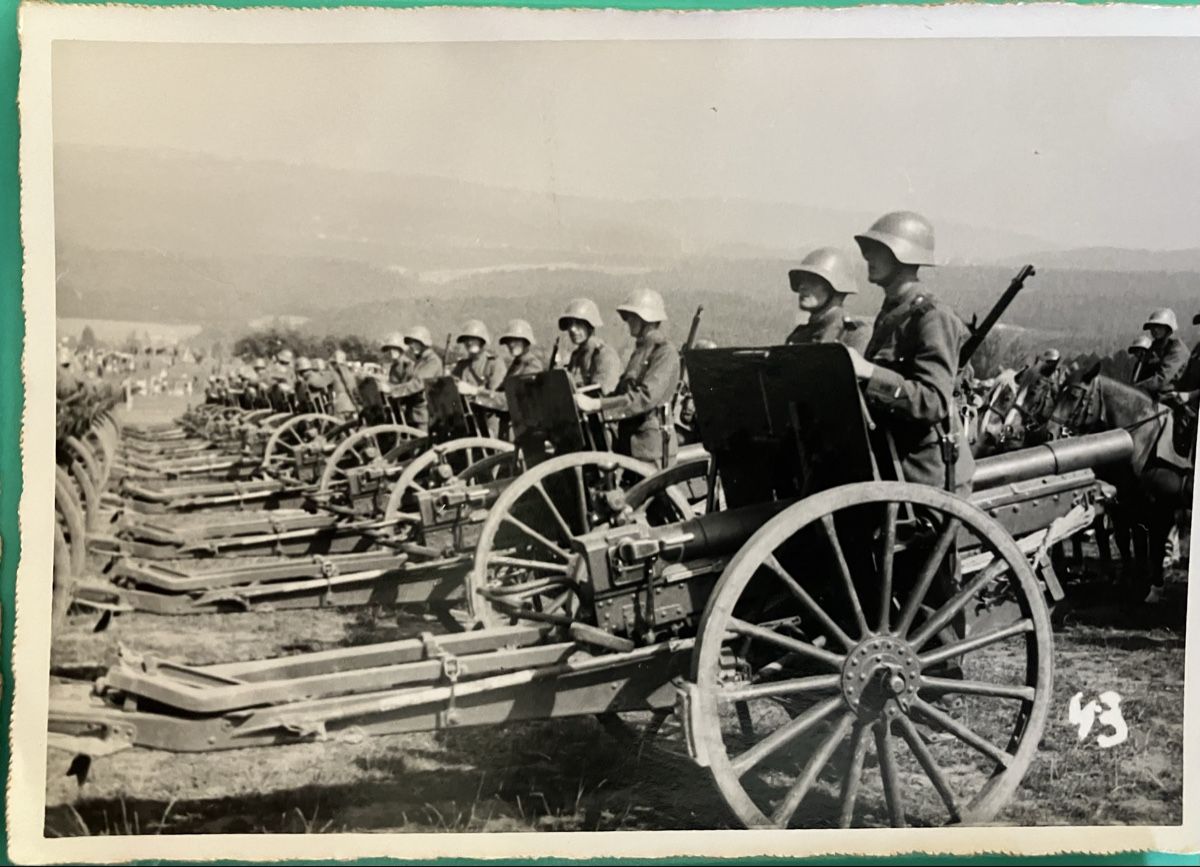 Cartes postales: Konvolut 4 Ansichtskarten Militär Armee Geschütz Pferde – D'occasion à Bauma par Baumer71 3