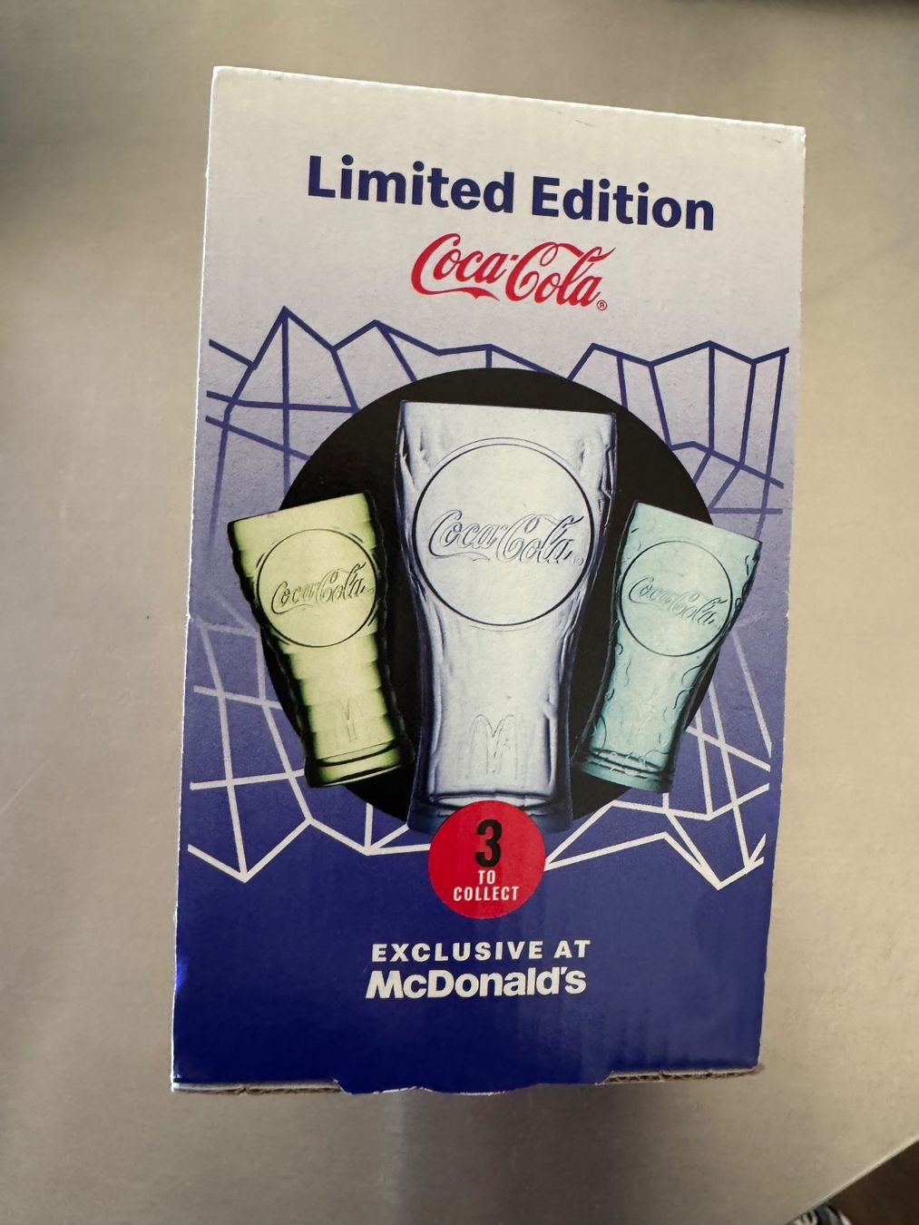Coca-Cola/Mcdonalds Glas Limited Edition 2026, Midnight Blue (Neu ...