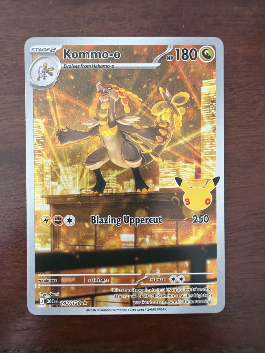 Pokémon Carte collezionabili: Kommo-o (30C 143) – Nuovo (secondo la descrizione) da Emmenbrücke venduto da Pack_Ripper
