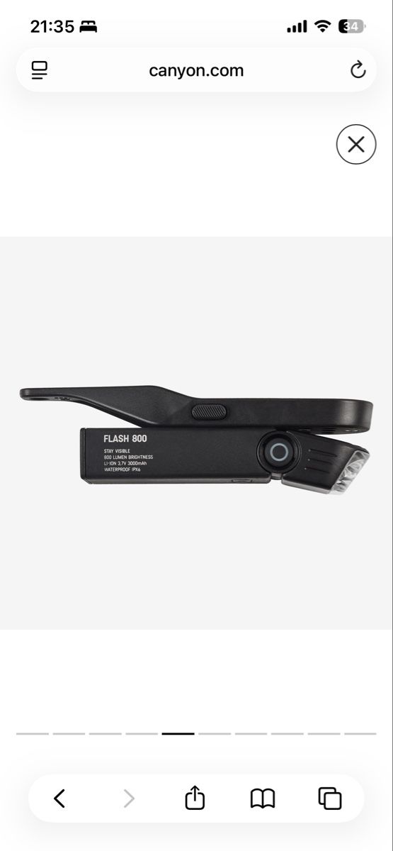 Canyon Biciclette: Canyon Flash 800 Headlight neu - UNGEÖFFNET! – Nuovo e nell'imballaggio originale da Samstagern venduto da Emanuelfreiherr 2