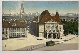 Alte Ansichtskarte von Bern, Casino & Münster, 1914!
