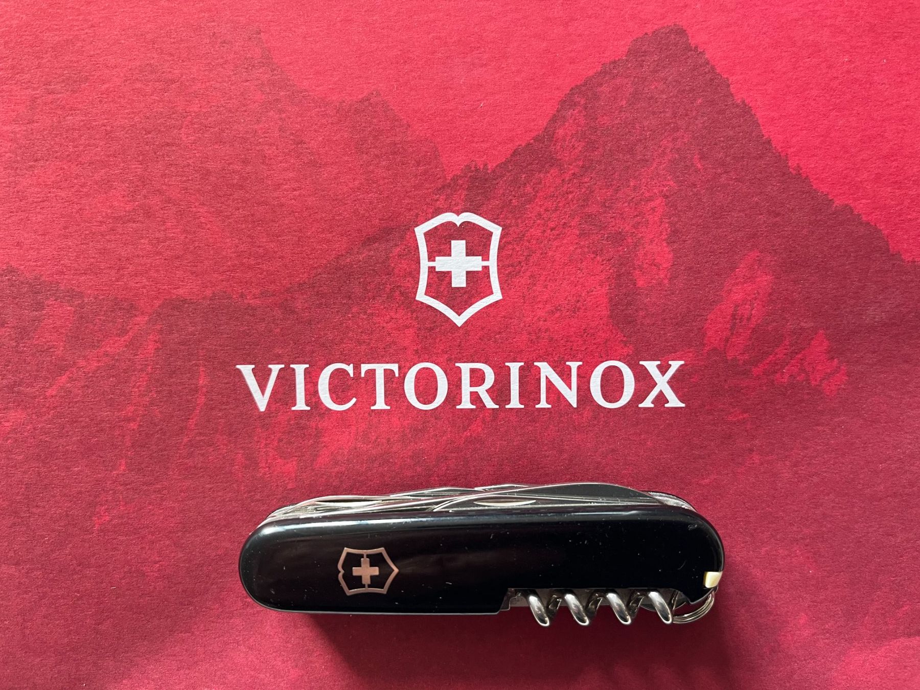 Victorinox Couteaux de poche: Victorinox mit Werbung – Neuf (Voir description) à Dintikon par Redgar58 1