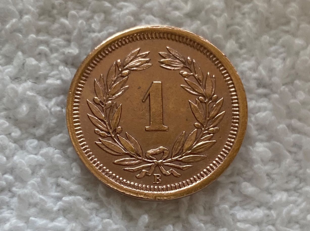 Alle Münzen: 1 centime/Rappen 1897 – Gebraucht aus Nyon von Ilmi09 1