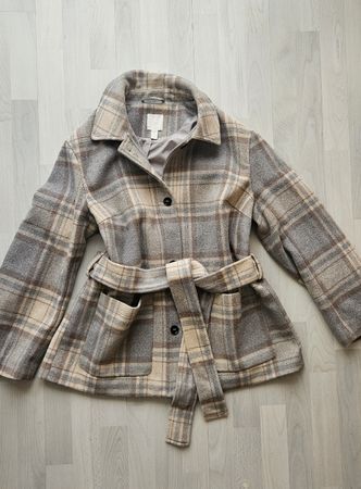 Damen Mantel H&M Kariert Grösse L guter Zustand