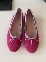 Pretty Ballerinas Ballerinas pink Wildleder Grösse 40