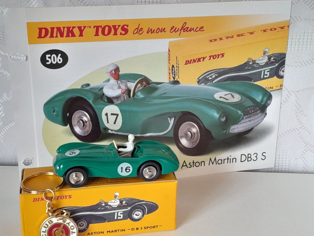 Miniature Voiture 1:43 Aston Martin DB3 Sport - Atlas Dinky Toys - Occasion Comme Neuve