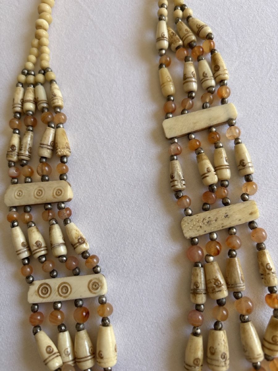 Catenine: Collana vintage in materiali naturali . – Nuovo (secondo la descrizione) da Paradiso venduto da fio_mhn6 1