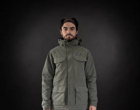 Patagonia Mens Isthmus Parka  taille M  Industrial Green