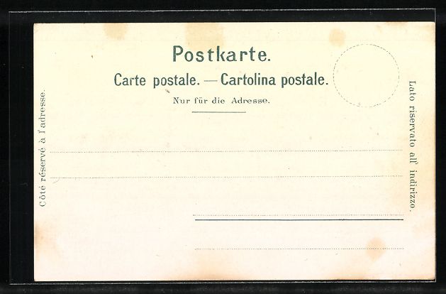 Cartoline postali: Litho Rapperswil, Schloss, Rathaus, Ansi – Usato da Berlin venduto da bartko-reher 1