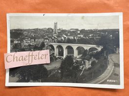 1929 Freiburg mit Brücke