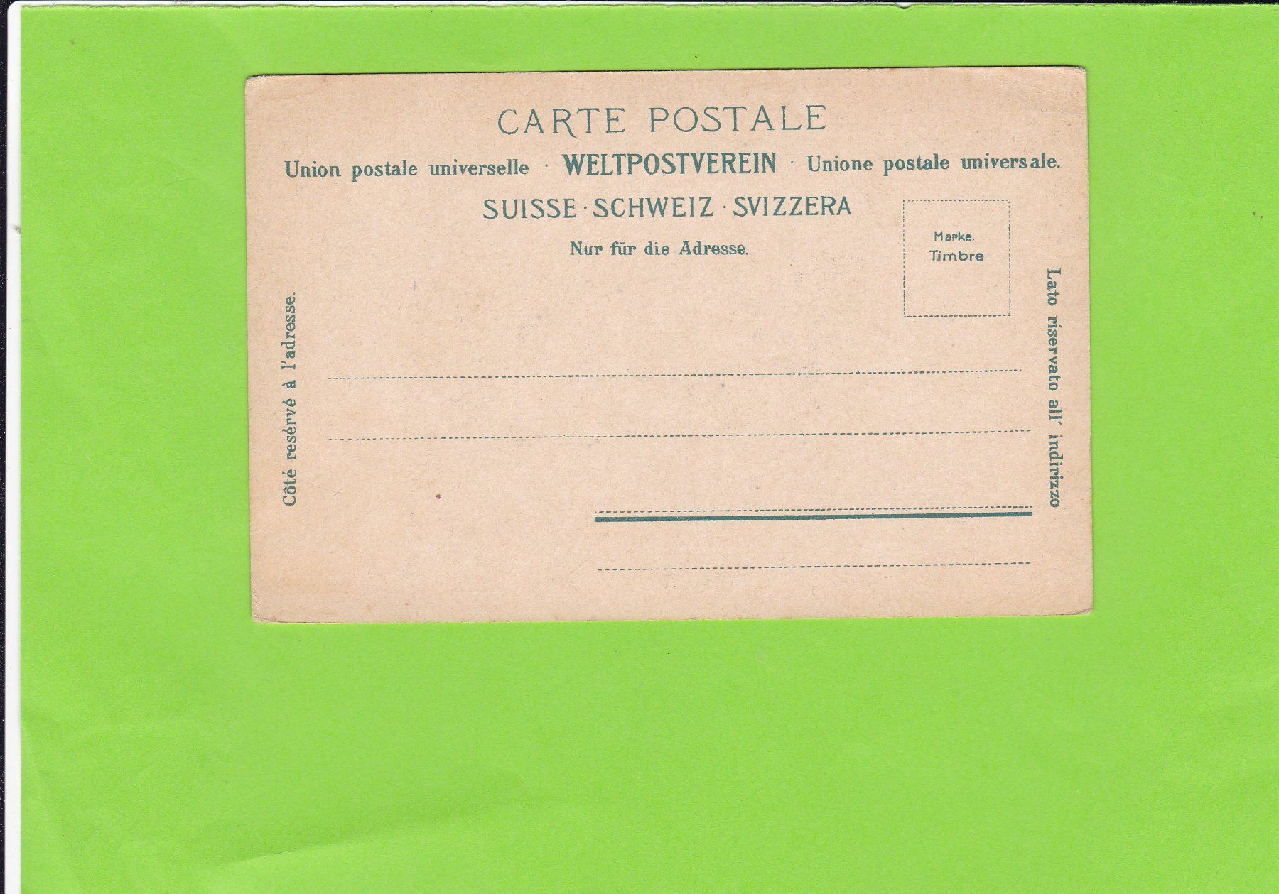 Cartoline postali: Grimsel. Der Totensee – Usato da St. Peterzell venduto da neckertal 1