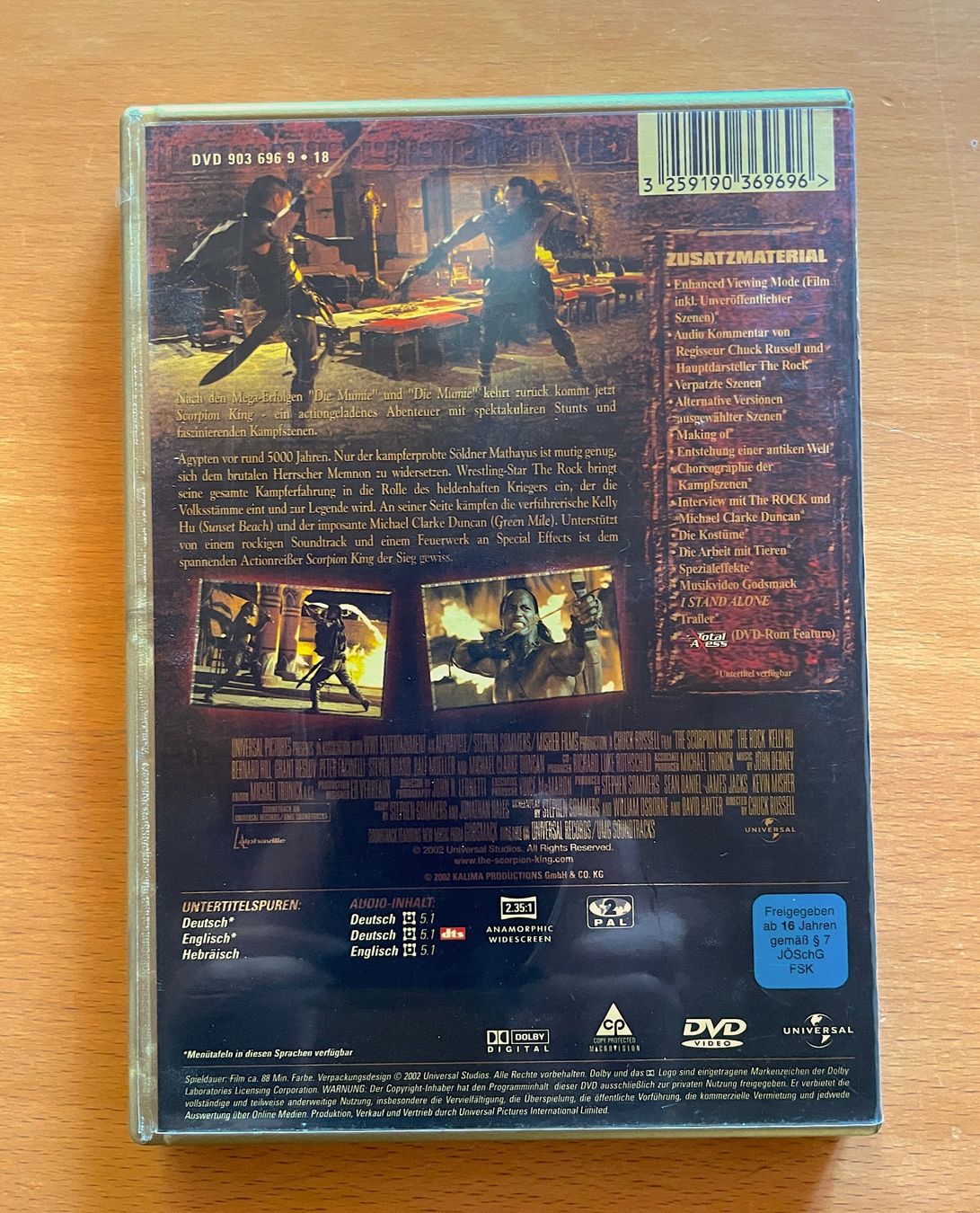 Alle DVDs: DVD The Scorpion King mit The Rock – Gebraucht aus Rickenbach BL von Morlog 2