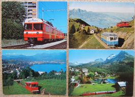 4 AK DIVERSE BAHNEN