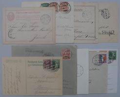 Schaffhausen: sauberes Lot 9 Briefe von Stein am RHEIN.
