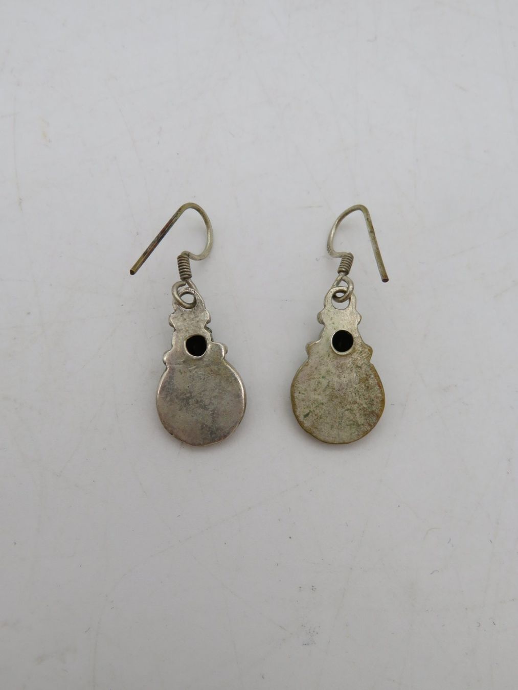 Ohrringe & -stecker: Vintage Silber Ohrhänger Ethno mit Onyx schwarz – Gebraucht aus Reinach BL von WBZ-Flohmarkt 6