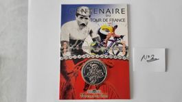 Pièce de monnaies 100 ans Tour de  FRANCE