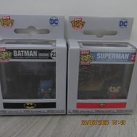 Funko Pop! Deluxe Bitty Batman Superman Set neu