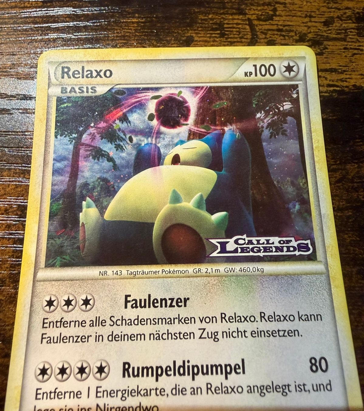 Pokémon Sammelbilder & Trading cards: Relaxo Holo Prerelease 33 – Gebraucht aus Zürich von PEACECOCOON 1