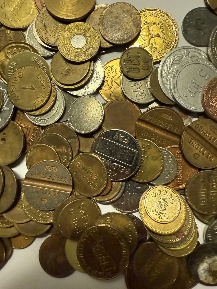 Tutti le monete: Lot 690 Gramm Jetons Token – Usato da Zürich venduto da Geniuss 2