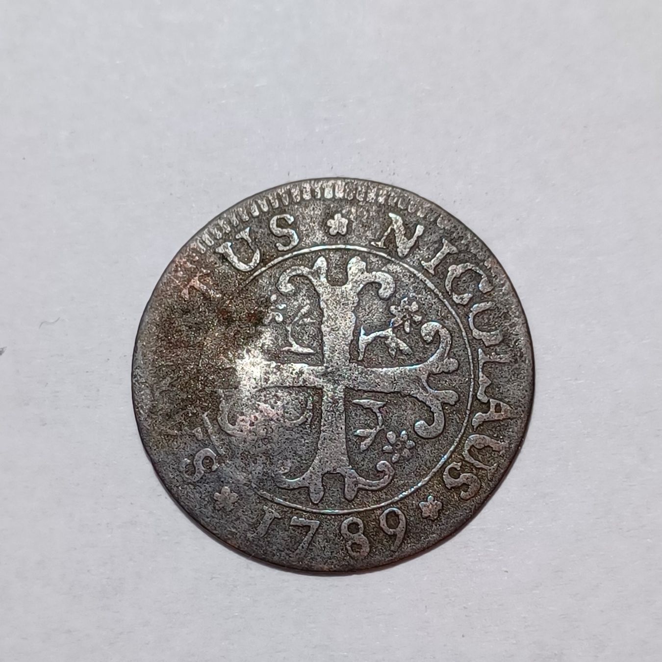 Alle Münzen: 1/2 Batzen 1789 Freiburg – Gebraucht aus Pfäffikon ZH von Schweizer_Muenzen