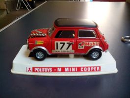 Mini Cooper-Modell aus Metall. 70er Jahr