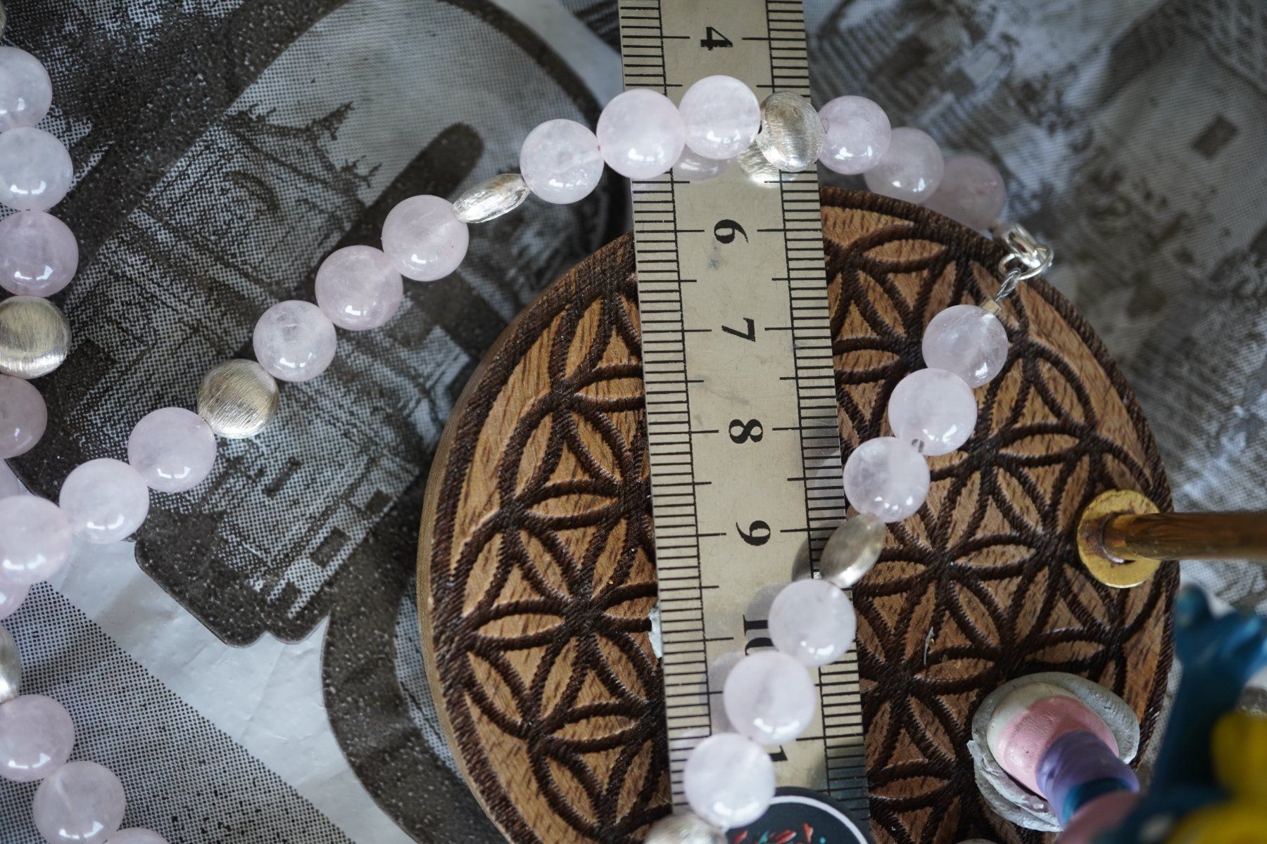 Catenine: Kunzit  Kugel      TOP Kette mit Silber  & Verschluss – Nuovo e nell'imballaggio originale da Eschenbach SG venduto da topstone 8