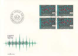 LBK 492 im 4er-Block FDC