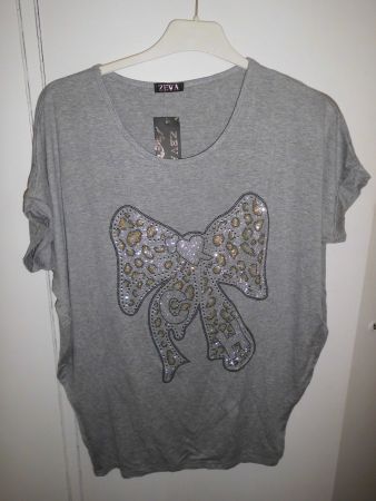 T-shirt gris T. XL