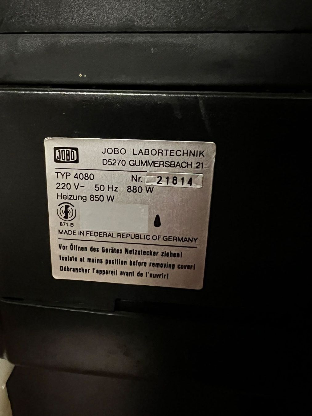 Laboratorio & Camera oscura: Jobo CPP 2 Filmentwickler inkl. Jobo Expert Drum 3006 – Usato da Winterthur venduto da Hello088x 1