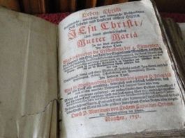 Antike Buch - Das Leben Christi von 1751er