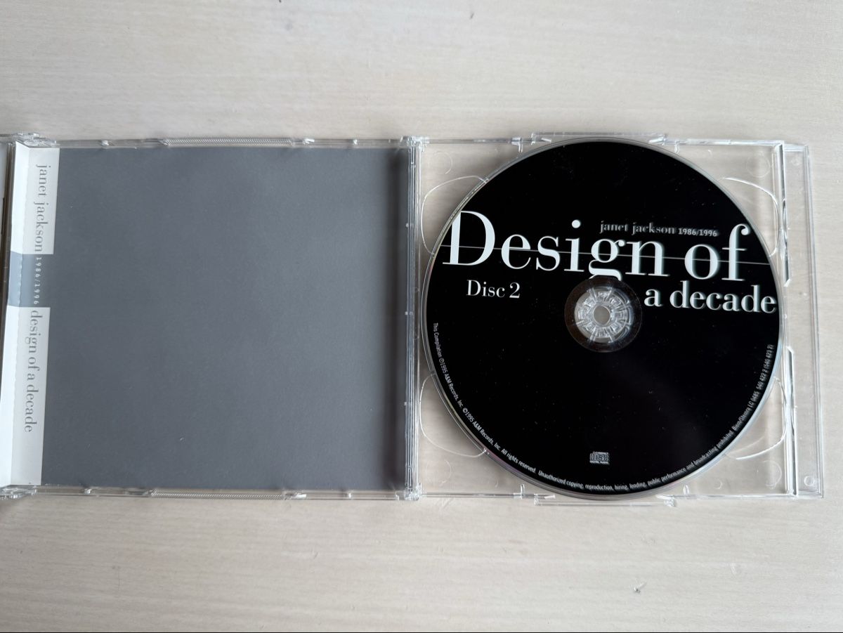 CD: Janet Jackson - Design of a Decade Doppel-CD – Usato da Oberried Brienz venduto da Chyara 3