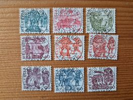 CH-Briefmarken mit Vollstempel Zustand gem.Bilder Karte E7