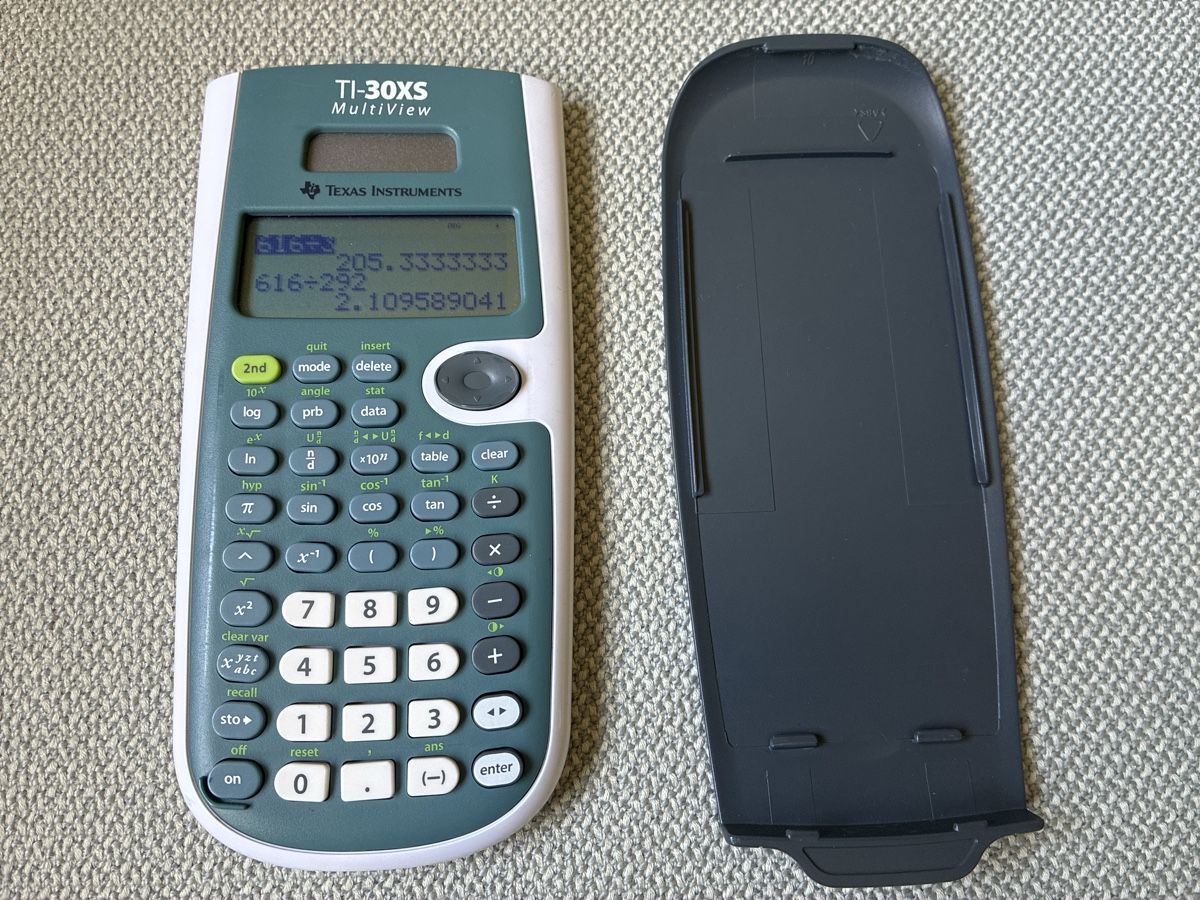 Texas Instruments Calcolatrici tascabili: Texas Instruments TI-30XS MultiView – Usato da Zürich venduto da Sylvie0011
