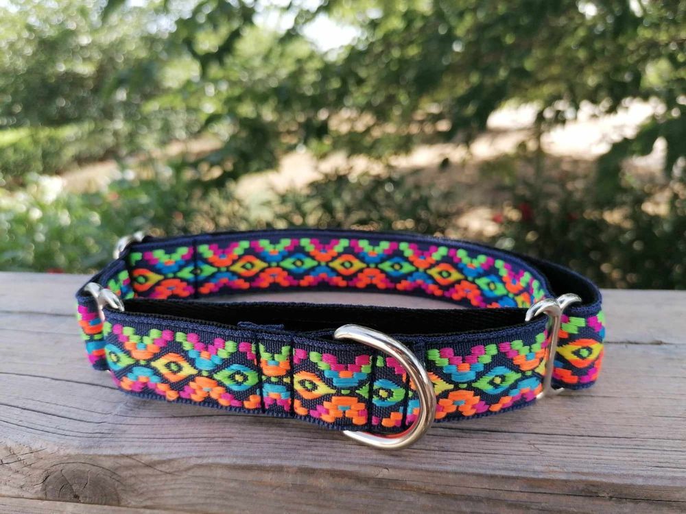 Martingale-Hundehalsband Aus Verchromtem Stahl – Dreifache Kette, 2,5 Mm, 7 Größen – Sanft & Sicher