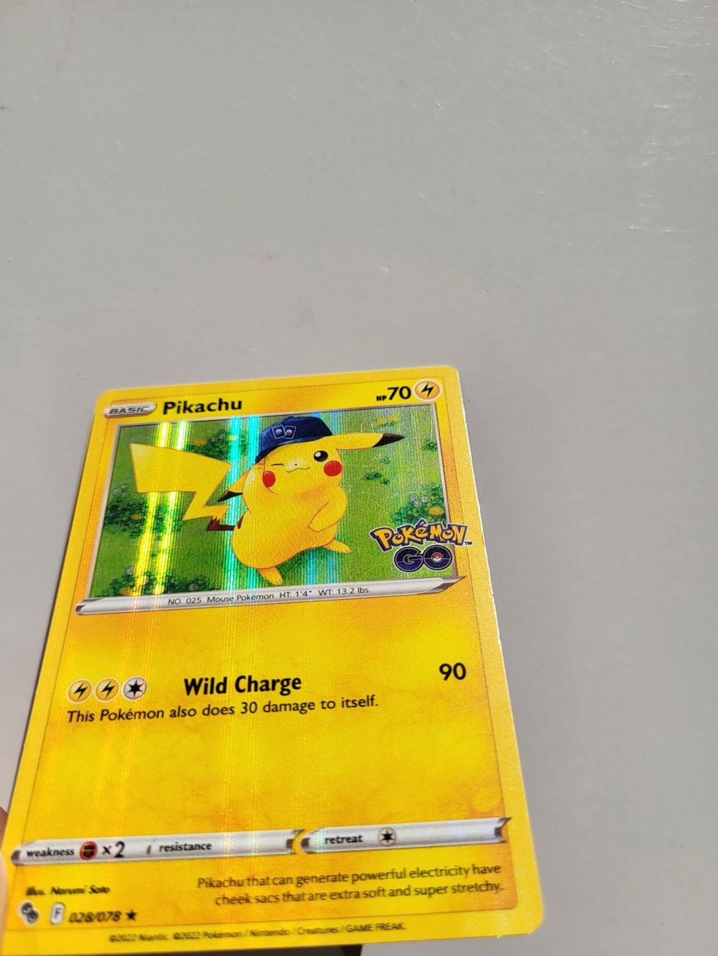Pokémon Sammelbilder & Trading cards: Pikachu (Pokémon GO 028/078) – Gebraucht aus Erlenbach ZH von ram_mjn5