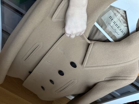 Manteau d'hiver Burberry laine/cashmere taille M