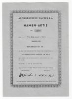 Aktienbäckerei Hausen a.A. - Aktie