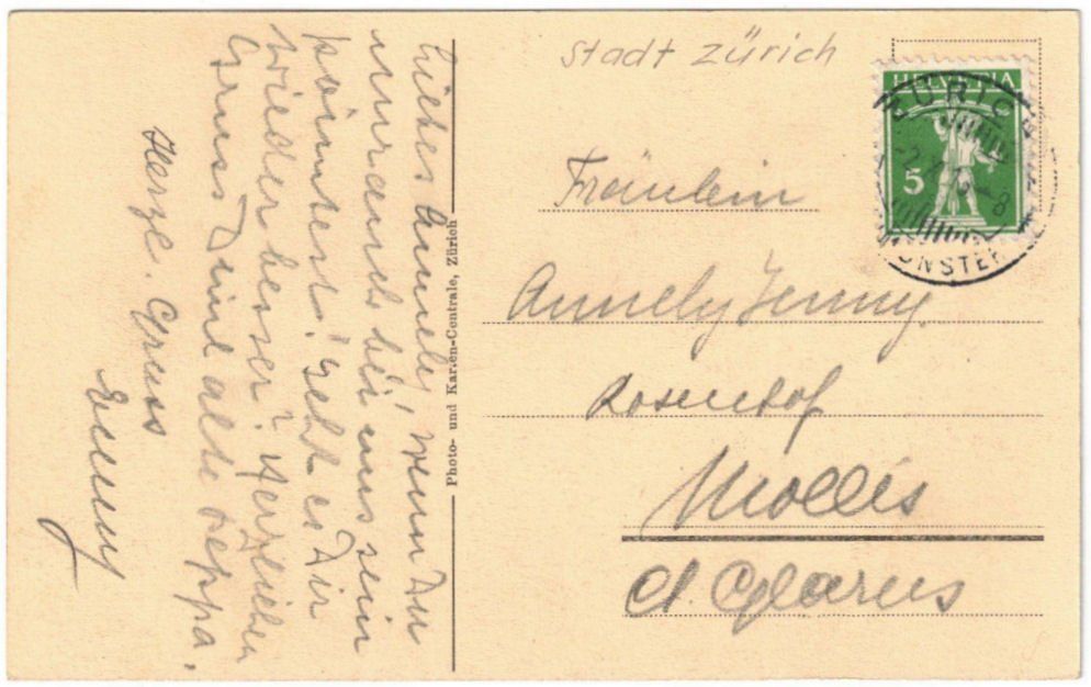 Cartoline postali: Zürich - Dolder mit Standseilbahn – Usato da Binningen venduto da Mountainrider 1