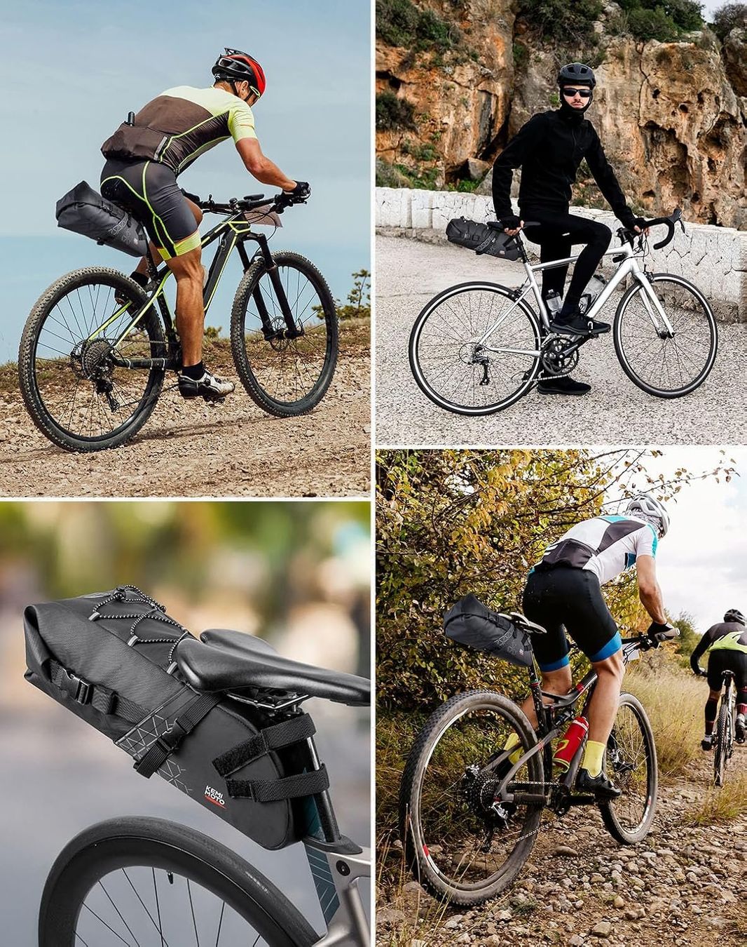 Taschen: KEMIMOTO Fahrradtasche Satteltasche 11L wasserdicht Schwarz – Neu und originalverpackt aus Suhr von SchnapperCH 6