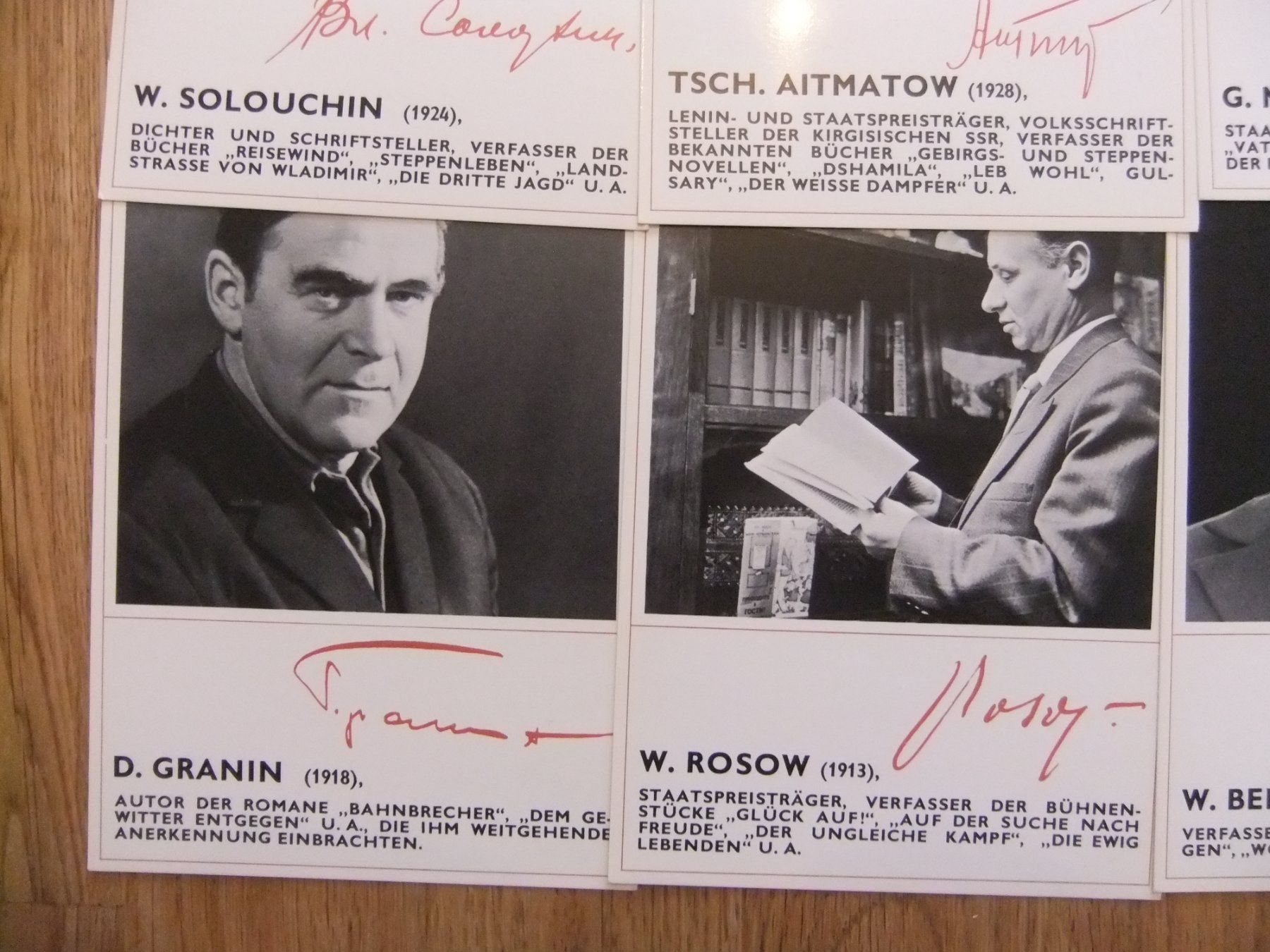 Cartoline postali: 11 Sowjetische Schriftsteller – Usato da St. Niklaus VS venduto da wunschlos54 4