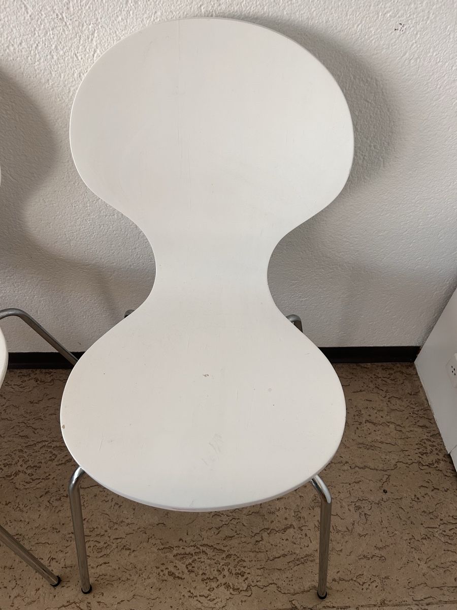Sedie: 4 Weisse Stühle – Usato da Bern venduto da myb02 1