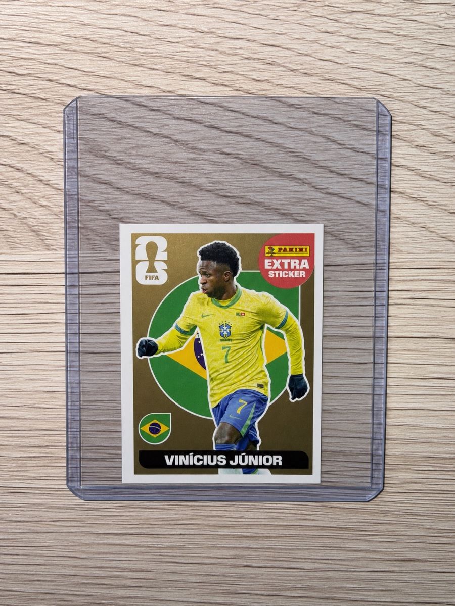 Panini Sammelbilder & Trading cards: Panini Extra Sticker Vinicius Junior Gold – Neu (gemäss Beschreibung) aus Kloten von zla_ljiljan