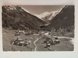 Alte Ansichtskarte Saas-Almagell, Berge, seltene Karte!