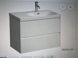 Laufen Lani Unterbau M. 2 Schubladen L 735 T 450 Weiss Matt