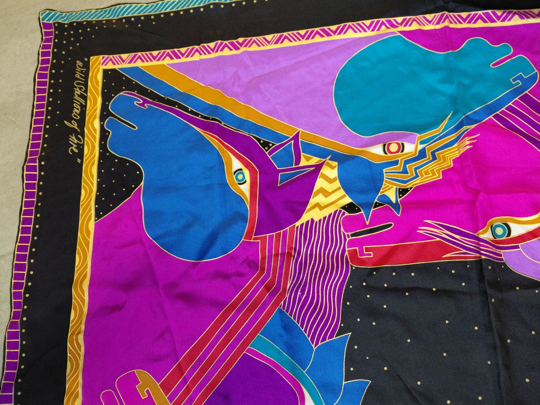 Foulard & Sciarpe: Foulard Seide "Samuel Burch" – Usato da Zürich venduto da Rosys 6